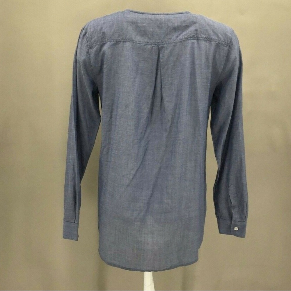 Loft Blue Button-Down Blouse - image 2